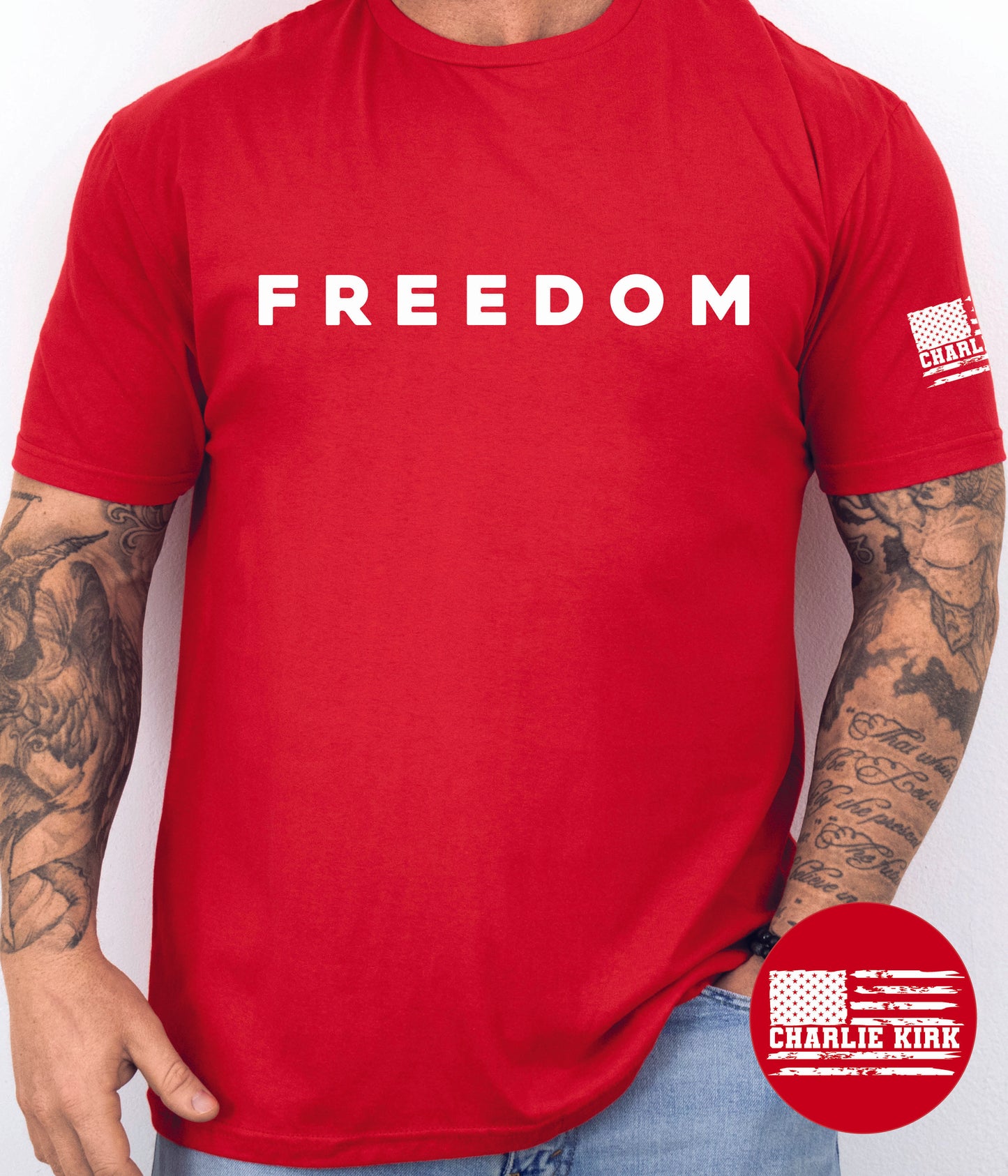 Charlie Kirk Unisex Gildan, Softstyle T-shirt